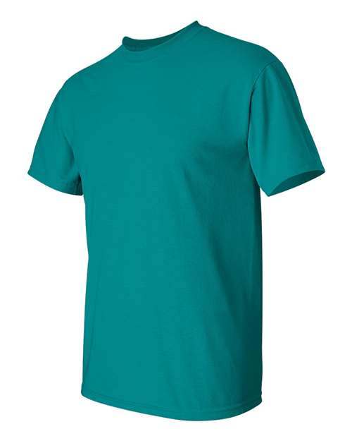 Gildan Women’s 1X1 Baby Rib Raglan Three-Quarter Sleeve Tee 2000 Jade Dome Custom Embroidered Business Logo