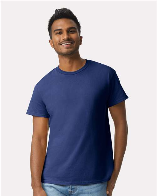 Custom Embroidered Gildan Ultra Cotton® T-Shirt 2000 Metro Blue
