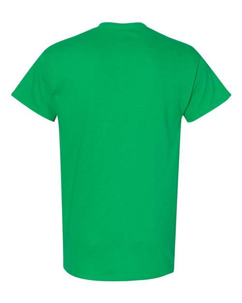 Gildan USA-Made Fine Jersey T-Shirt 5000 Irish Green Custom Embroidered Business Logo