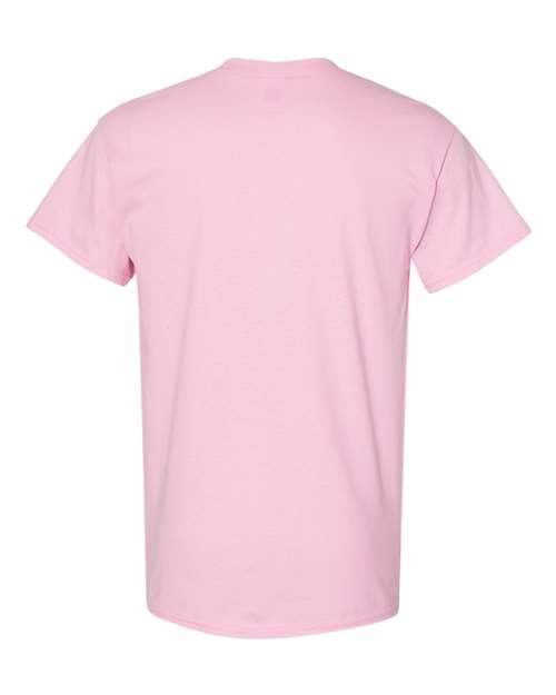 Gildan USA-Made Fine Jersey T-Shirt 5000 Light Blue Custom Embroidered Business Logo