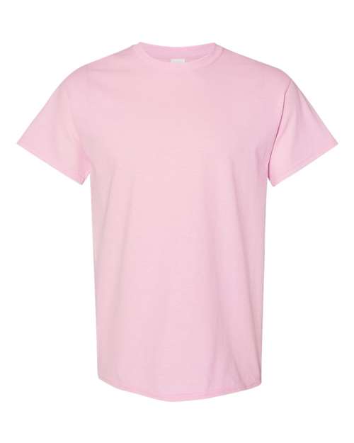 Gildan USA-Made Fine Jersey T-Shirt 5000 Light Blue Custom Embroidered Business Logo