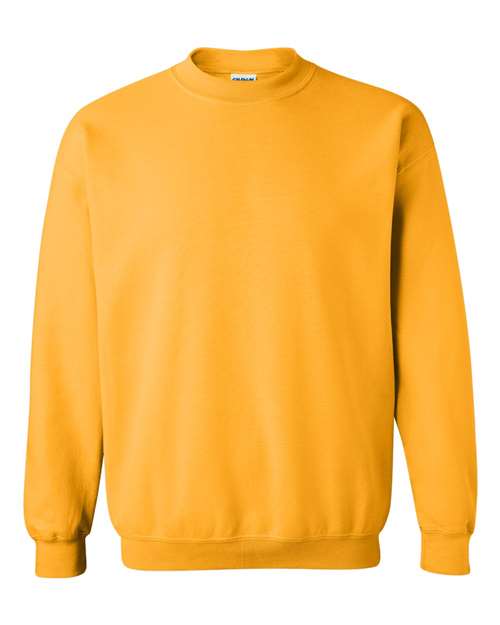 Gildan Heavy Blend™ Crewneck Sweatshirt 18000 Gold Custom Embroidered Business Logo