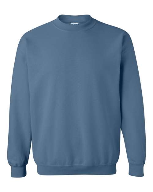 Gildan Heavy Blend™ Crewneck Sweatshirt 18000 Indigo Blue Custom Embroidered Business Logo
