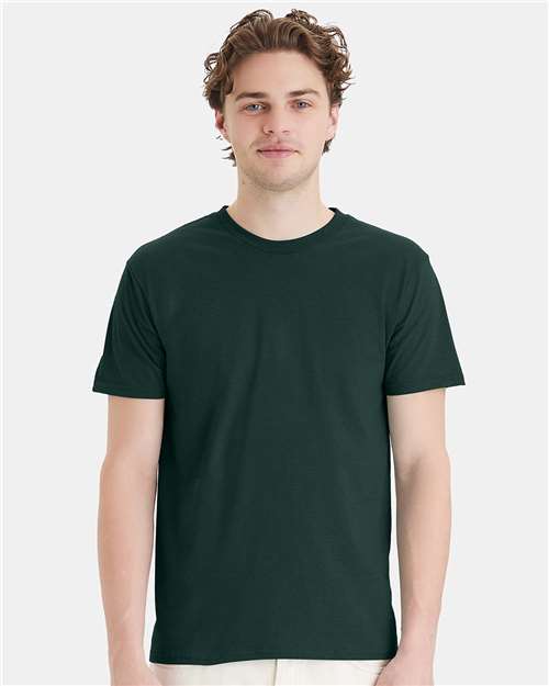 Custom Embroidered Hanes Perfect-T T-Shirt 4980 Deep Forest