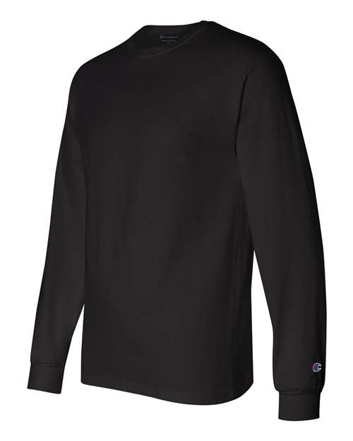 Champion Long Sleeve T-Shirt CC8C Custom Embroidered Business Logo