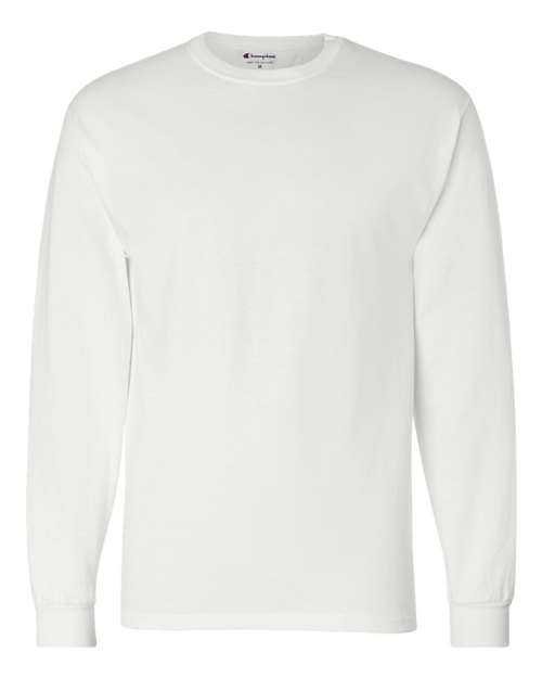 Champion Long Sleeve T-Shirt CC8C Custom Embroidered Business Logo