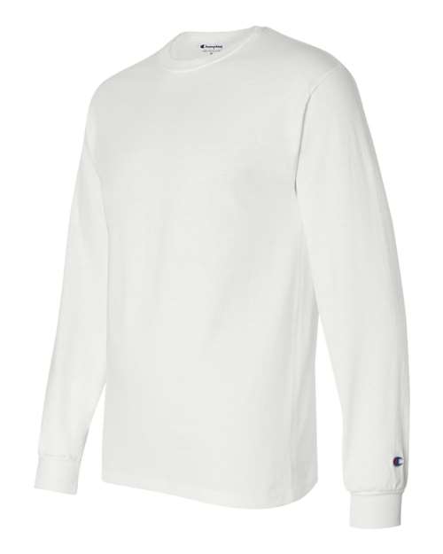 Champion Long Sleeve T-Shirt CC8C Custom Embroidered Business Logo