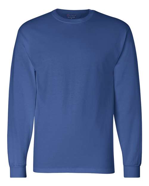 Champion Long Sleeve T-Shirt CC8C Custom Embroidered Business Logo