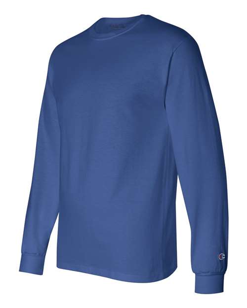 Champion Long Sleeve T-Shirt CC8C Custom Embroidered Business Logo
