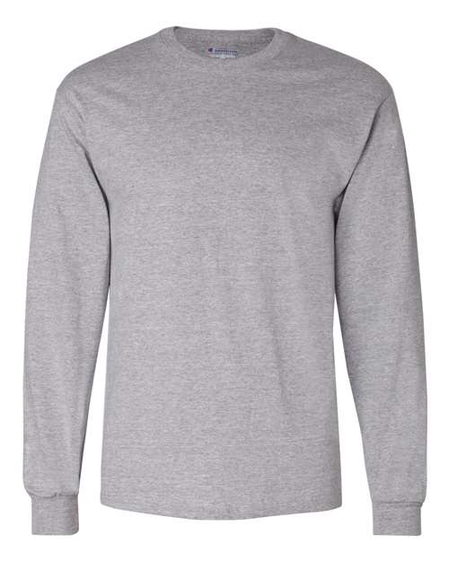 Champion Long Sleeve T-Shirt CC8C Custom Embroidered Business Logo