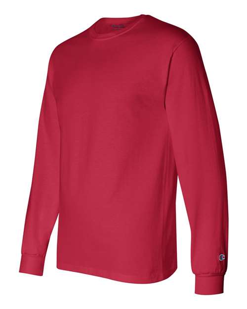 Champion Long Sleeve T-Shirt CC8C Custom Embroidered Business Logo