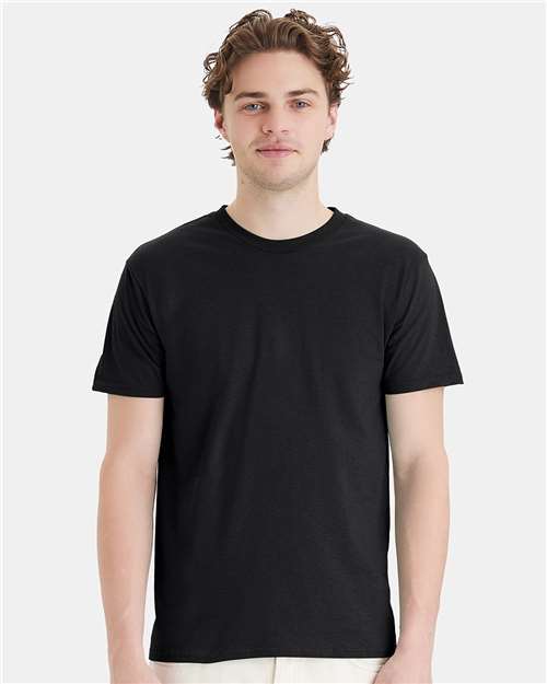 Custom Embroidered Hanes Perfect-T T-Shirt 4980 Black