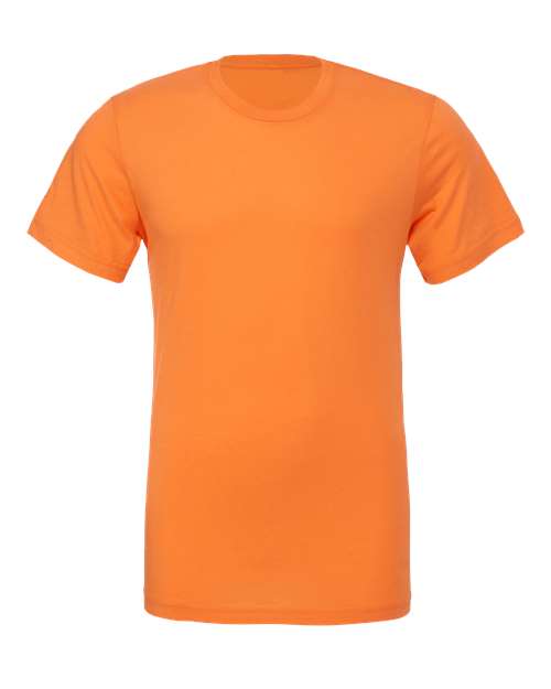 BELLA + CANVAS Jersey Tee 3001 Burnt Orange Custom Embroidered Business Logo