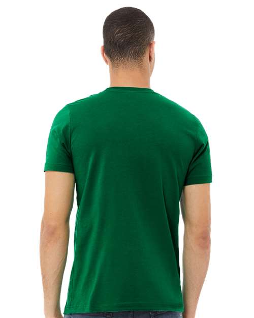 BELLA + CANVAS Jersey Tee 3001 Kelly Custom Embroidered Business Logo
