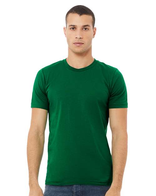 BELLA + CANVAS Jersey Tee 3001 Kelly Custom Embroidered Business Logo