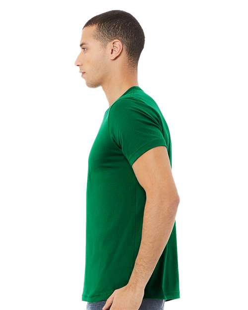 BELLA + CANVAS Jersey Tee 3001 Kelly Custom Embroidered Business Logo