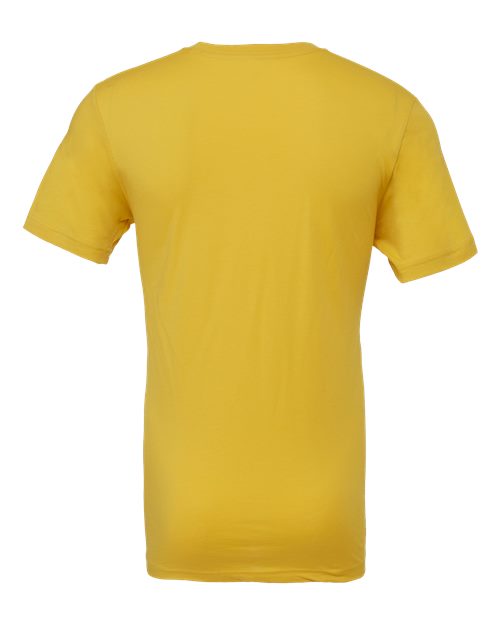 BELLA + CANVAS Jersey Tee 3001 Maize Yellow Custom Embroidered Business Logo