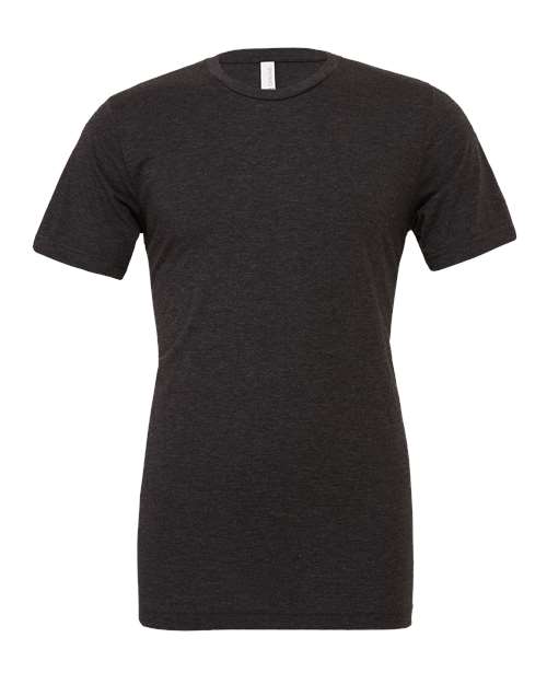 BELLA + CANVAS Triblend Tee 3413 Cement Triblend Custom Embroidered Business Logo
