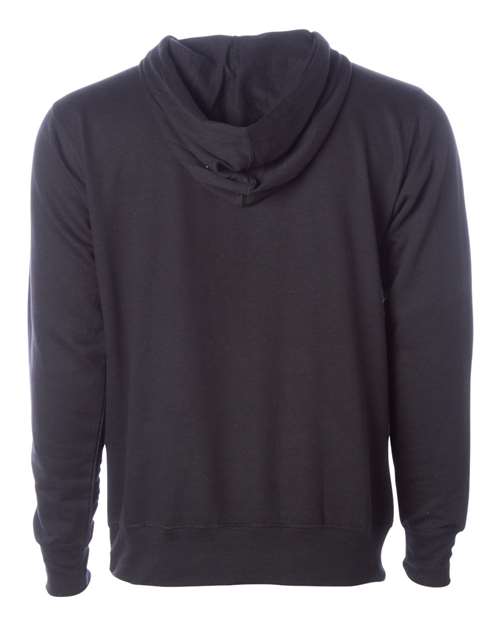 Independent Trading Co. Midweight Hooded Sweatshirt SS4500 Black Custom Embroidered Business Logo