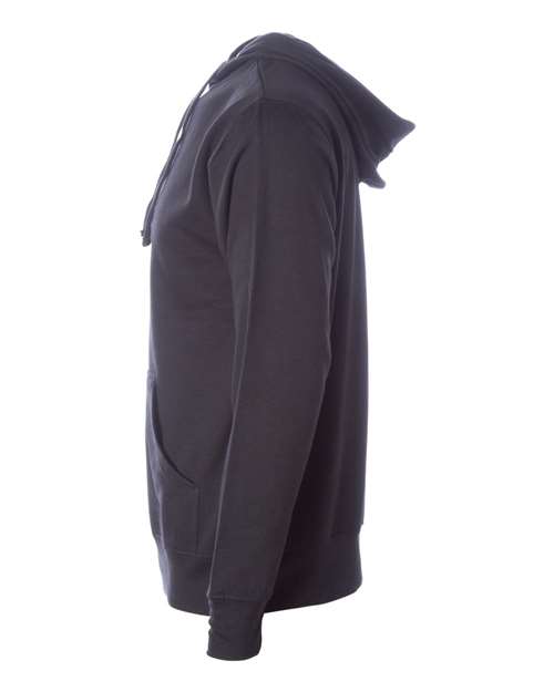 Independent Trading Co. Midweight Hooded Sweatshirt SS4500 Black Custom Embroidered Business Logo