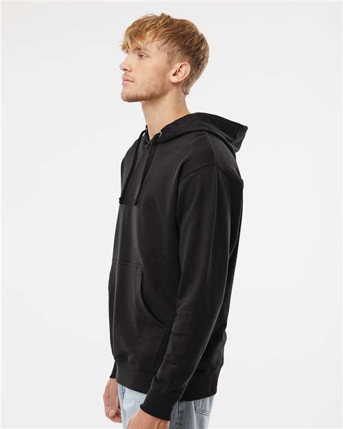 Independent Trading Co. Midweight Hooded Sweatshirt SS4500 Black Custom Embroidered Business Logo