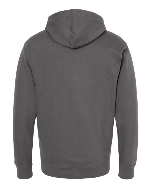 Independent Trading Co. Midweight Full-Zip Hooded Sweatshirt SS4500Z Black Custom Embroidered Business Logo