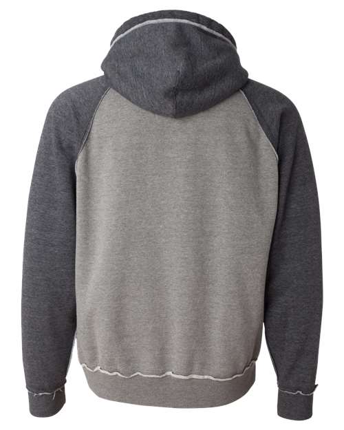 J. America Vintage Heather Hooded Sweatshirt 8885