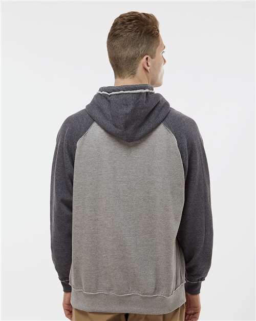 J. America Vintage Heather Hooded Sweatshirt 8885