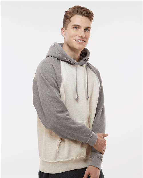 J. America Vintage Heather Hooded Sweatshirt 8885