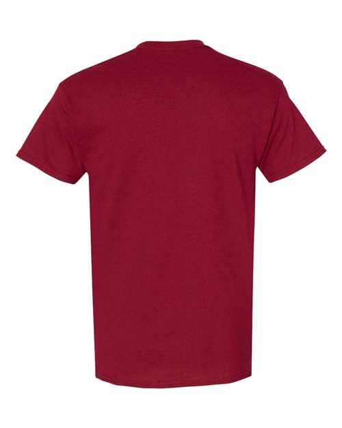 Gildan USA-Made Fine Jersey T-Shirt 5000 Garnet Custom Embroidered Business Logo
