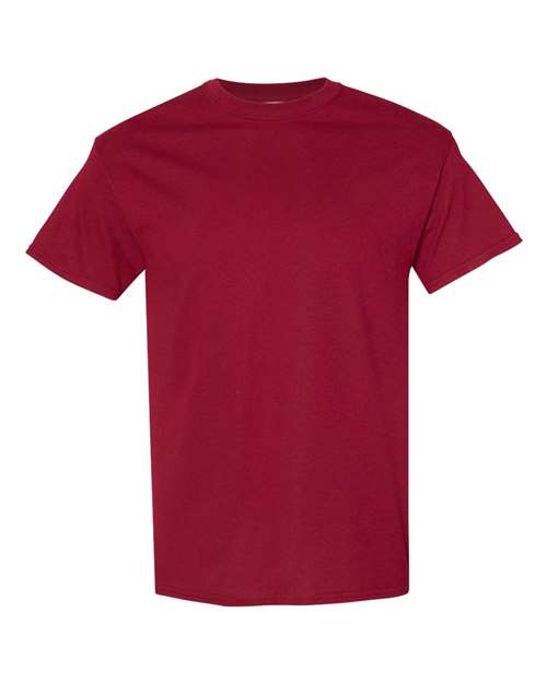 Gildan USA-Made Fine Jersey T-Shirt 5000 Garnet Custom Embroidered Business Logo