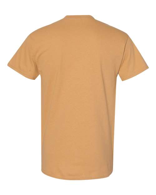 Gildan USA-Made Fine Jersey T-Shirt 5000 Neon Green Custom Embroidered Business Logo