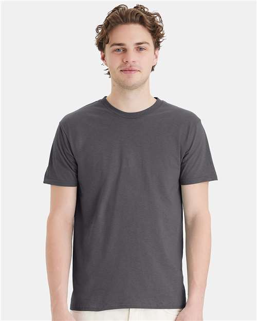 Custom Embroidered Hanes Perfect-T T-Shirt 4980 Smoke Grey