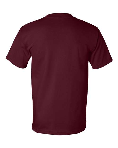 Bayside USA-Made Heavyweight T-Shirt 5100 Burgundy