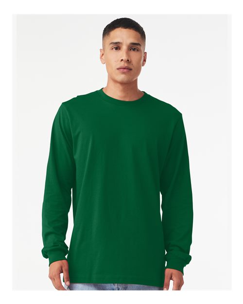 Custom Embroidered BELLA + CANVAS Jersey Long Sleeve Tee 3501 Kelly