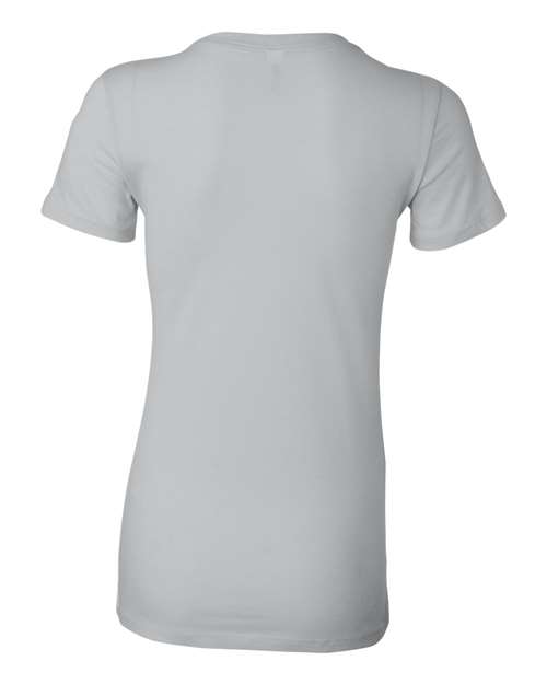 BELLA + CANVAS Women's Slim Fit Tee 6004 Silver