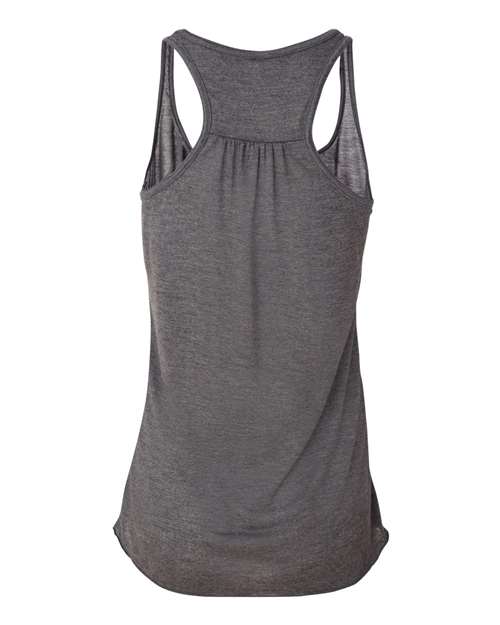 BELLA + CANVAS Women's Flowy Racerback Tank 8800 Dark Grey Heather