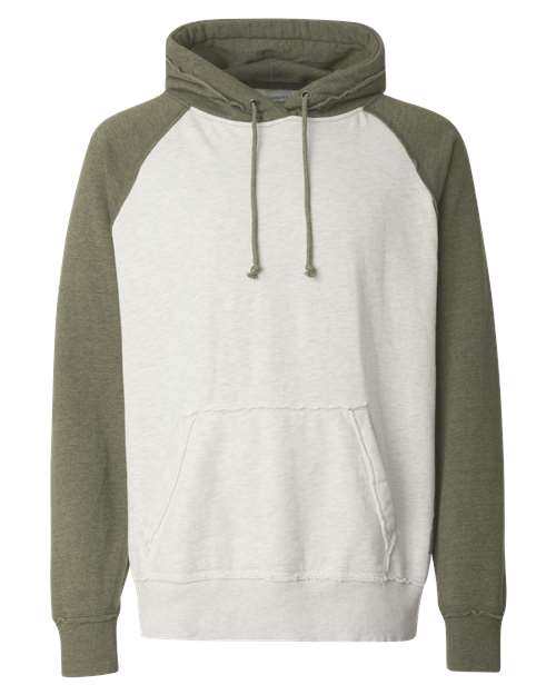 J. America Vintage Heather Hooded Sweatshirt 8885