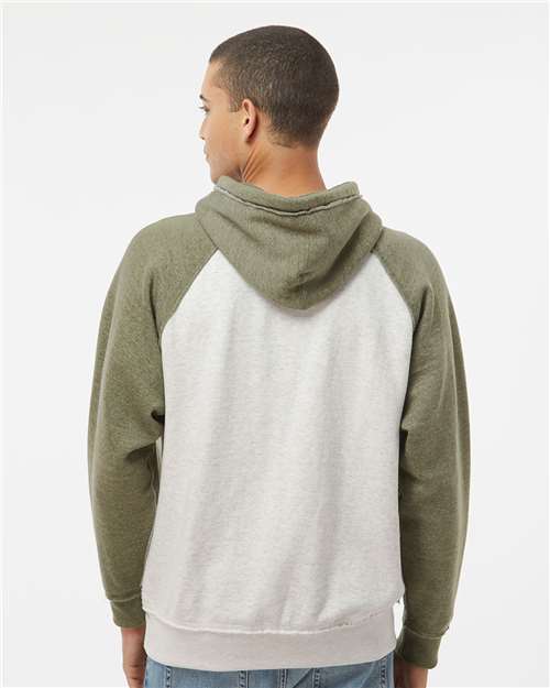 J. America Vintage Heather Hooded Sweatshirt 8885