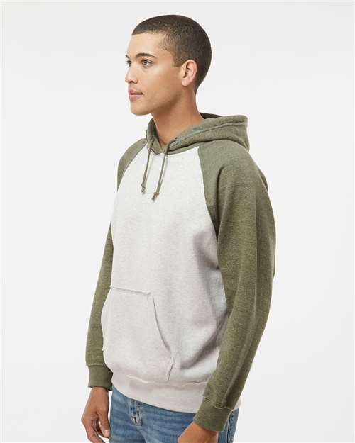 J. America Vintage Heather Hooded Sweatshirt 8885