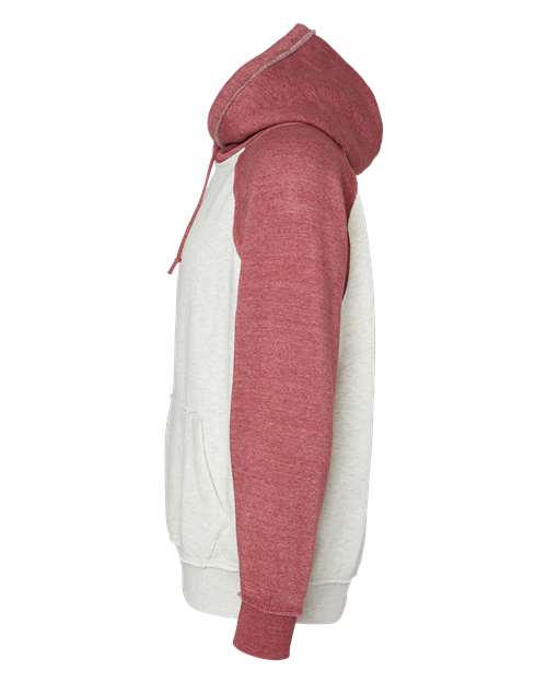 J. America Vintage Heather Hooded Sweatshirt 8885