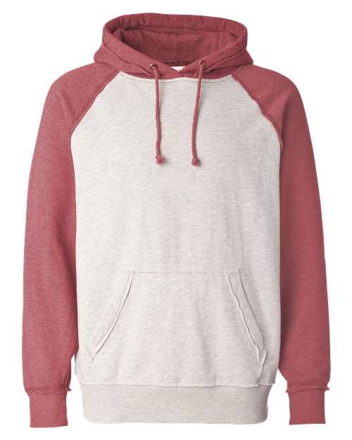 J. America Vintage Heather Hooded Sweatshirt 8885