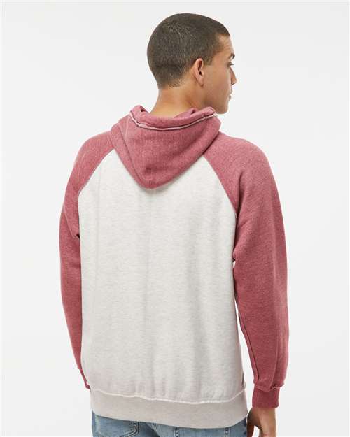 J. America Vintage Heather Hooded Sweatshirt 8885