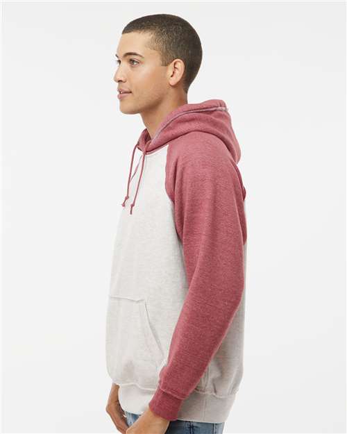 J. America Vintage Heather Hooded Sweatshirt 8885