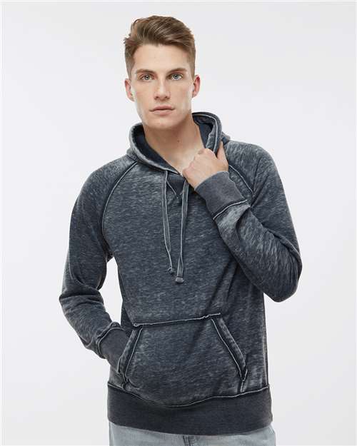 Custom Embroidered J. America Vintage Zen Fleece Hooded Sweatshirt 8915