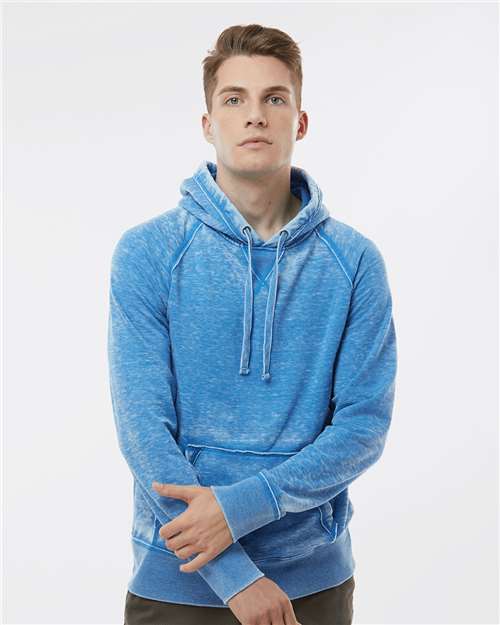 Custom Embroidered J. America Vintage Zen Fleece Hooded Sweatshirt 8915