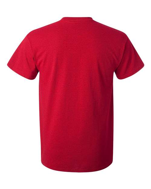 Gildan Women’s 1X1 Baby Rib Raglan Three-Quarter Sleeve Tee 2000 Antique Cherry Red Custom Embroidered Business Logo