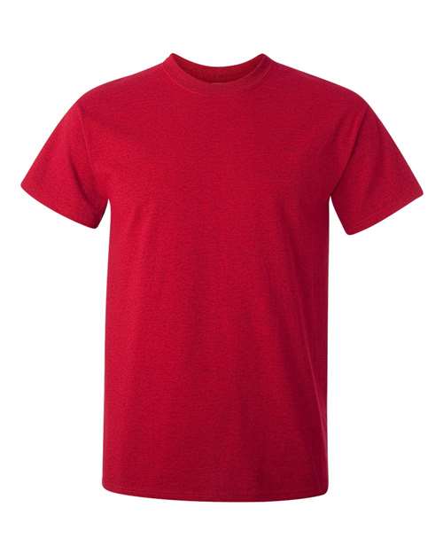 Gildan Women’s 1X1 Baby Rib Raglan Three-Quarter Sleeve Tee 2000 Antique Cherry Red Custom Embroidered Business Logo