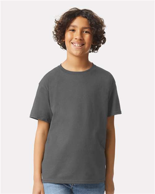 Custom Embroidered Gildan Ultra Cotton® Youth T-Shirt 2000B Charcoal