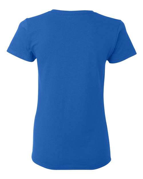 Gildan Heavy Cotton™ Women’s T-Shirt 5000L Red Custom Embroidered Business Logo